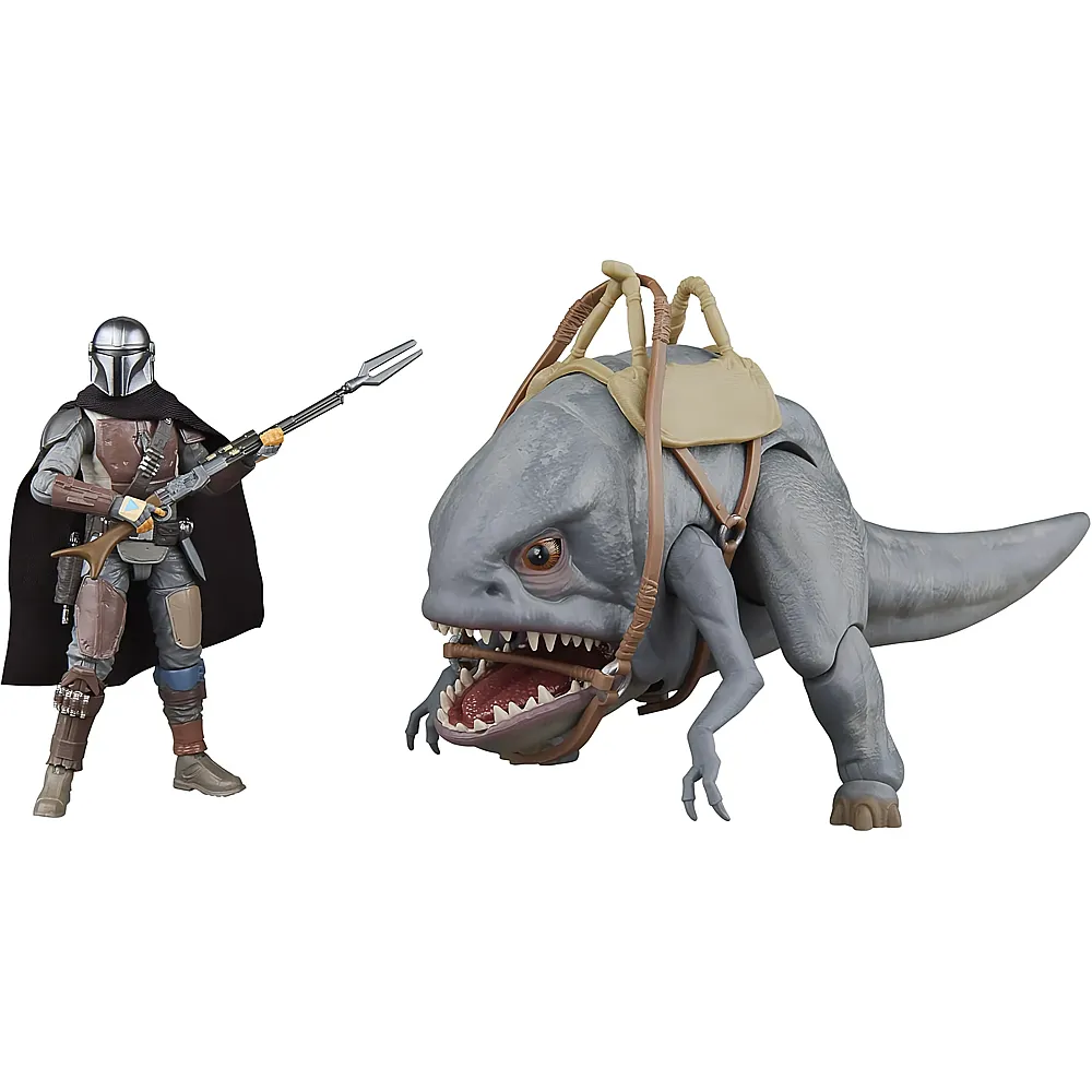 meinspielzeug - Hasbro Star Wars The Vintage Collection Blurrg & Der Mandalorianer 9,5cm | Actionfiguren