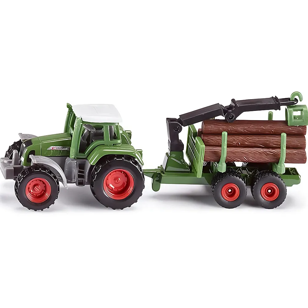 Siku Farmer Fendt Traktor mit Forstanhnger 1:87 | Traktoren