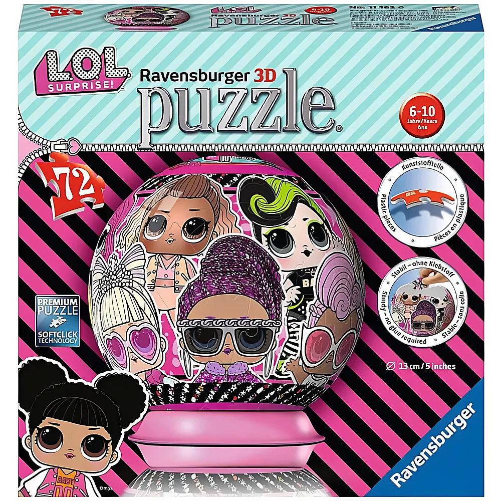 Ravensburger Puzzleball L.O.L. Surprise 72Teile