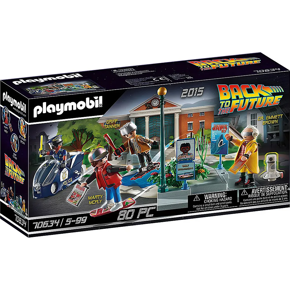 PLAYMOBIL Back to the Future Verfolgung mit Hoverboard 70634