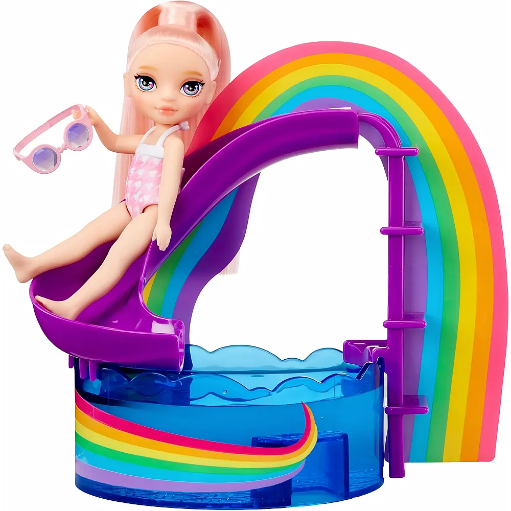 MGA Rainbow High Littles Pool Day mit Blush-Spielset