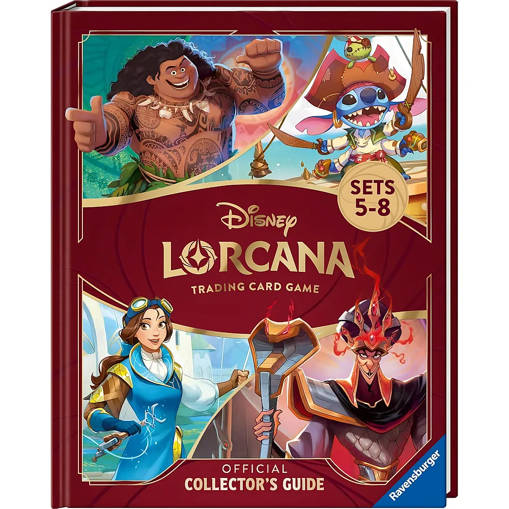 Ravensburger Disney Lorcana Official Collector's Guide - Sets 5-8 - English