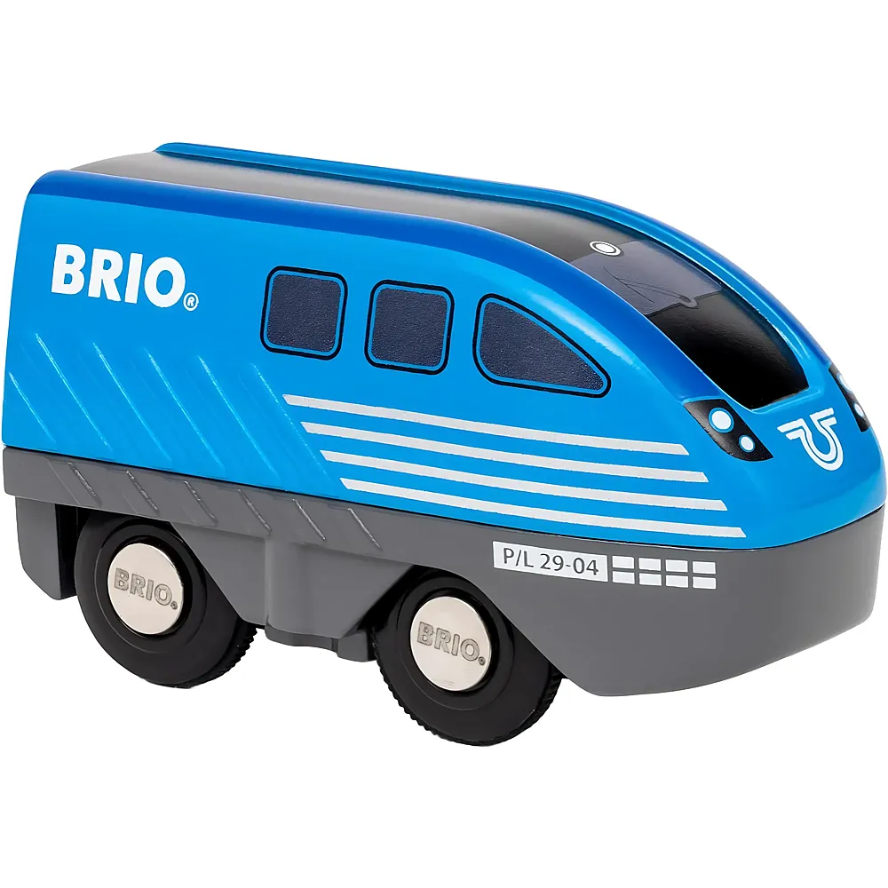 Brio Lok mit R�ckziehmotor Blau