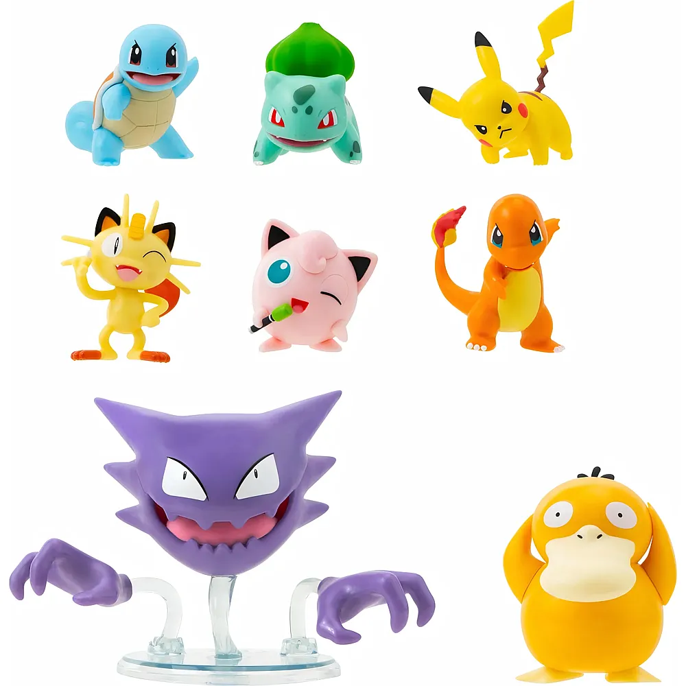 Jazwares Pok�mon 8er-Pack Battle Figuren
