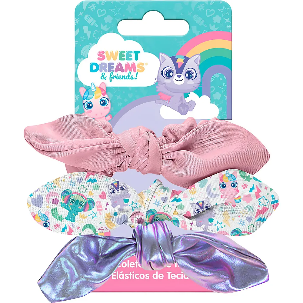Kids Licensing Sweet Dreams Haargummi-Set - 3 Teile
