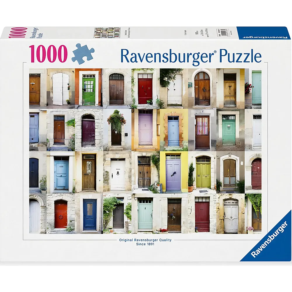 Ravensburger Puzzle Beautiful Doors in the Provence region of France 1000Teile