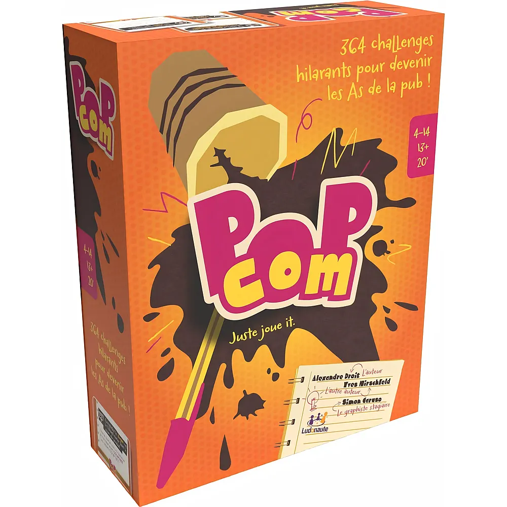 Ludonaute Pop Com - Franais | Partyspiele