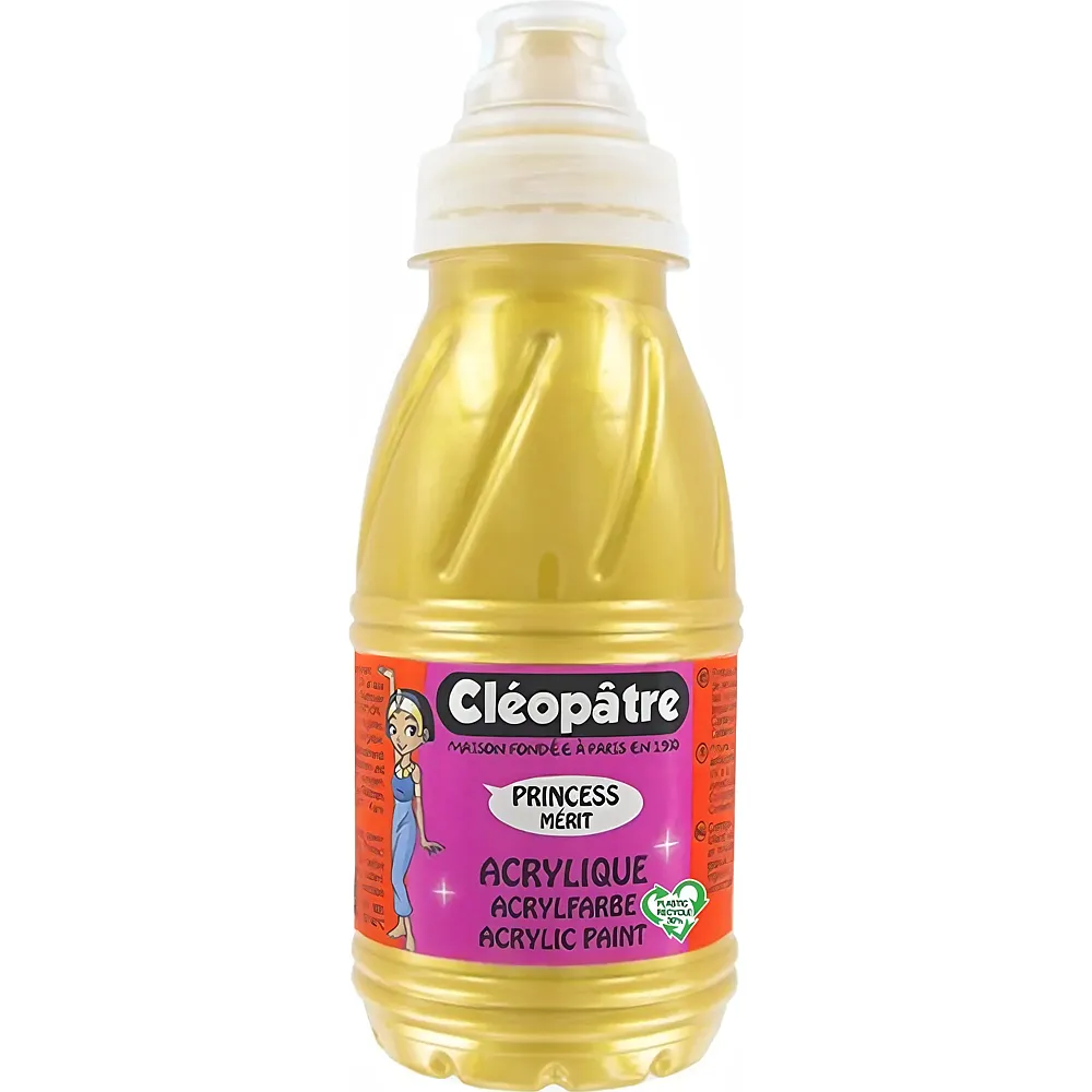 Cleopatre Princess Merit - Acrylfarbe 250ml Metallic-gold