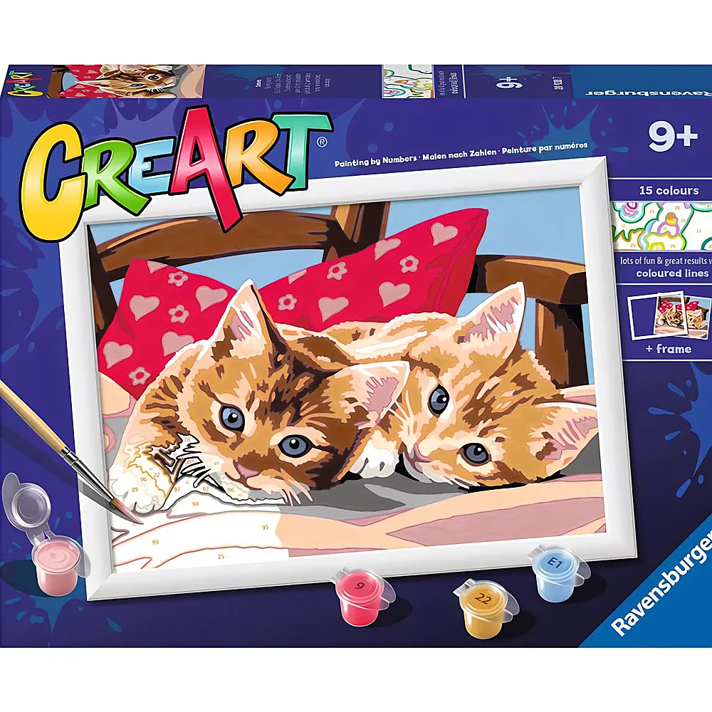 Ravensburger CreArt Two Cuddly Cats