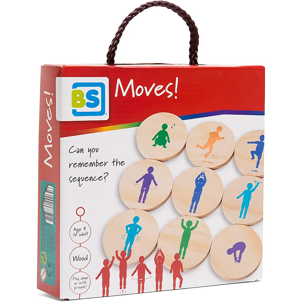 BS Toys Moves Bewegungsspiel, 18-tlg.