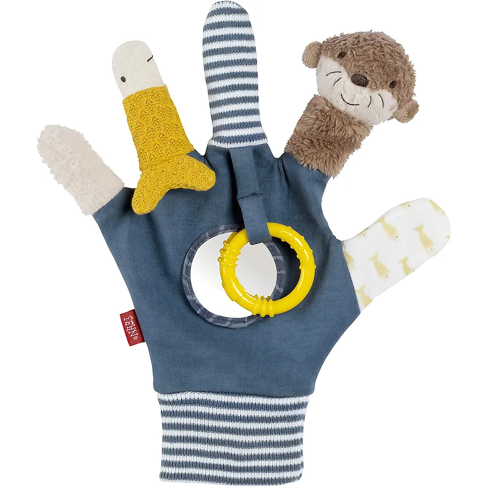 Fehn Spielhandschuh Otter - 28 cm | Lernspielzeug
