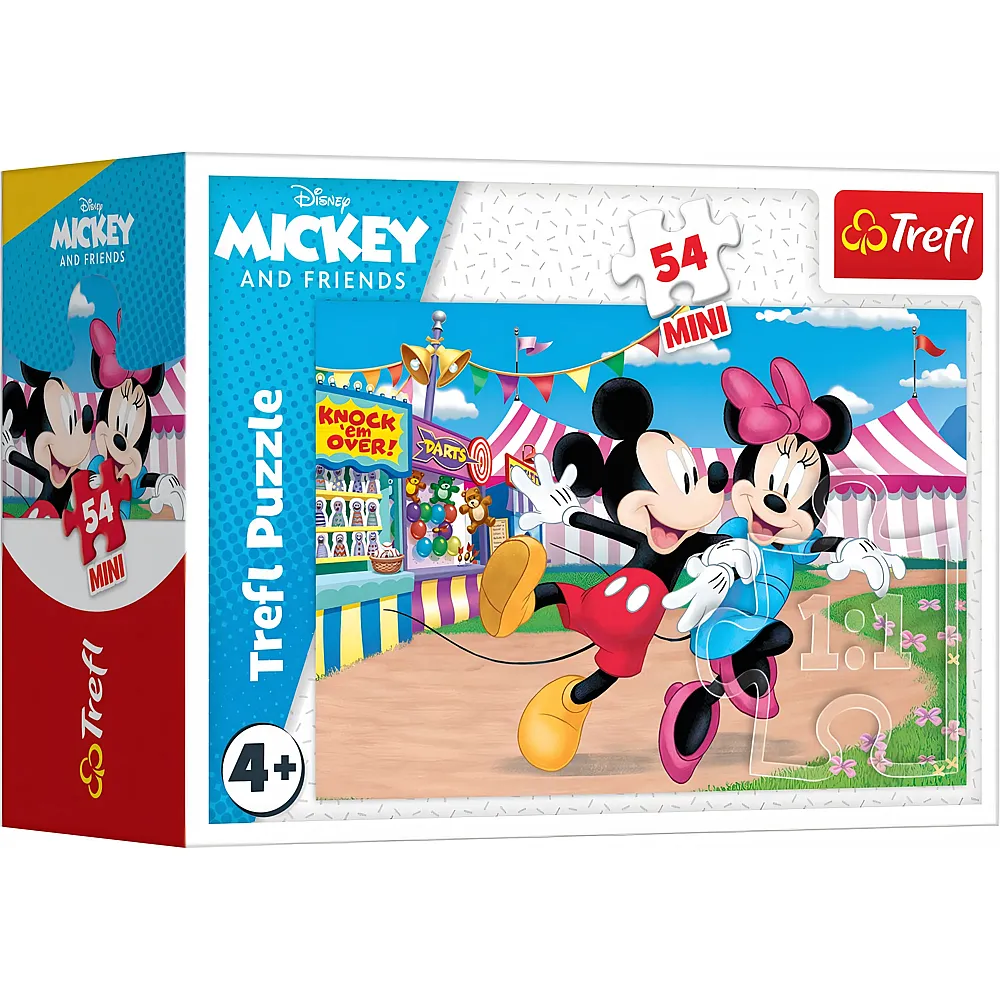 Trefl Puzzle Die Verr�ckten Abenteuer von Mickey Mouse - 54 Teile