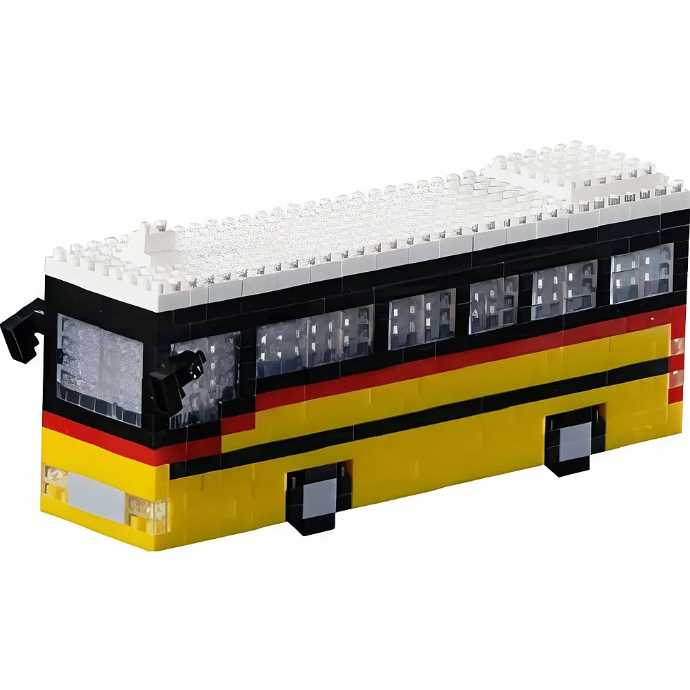 Brixies Schweizer Postauto - 339 Teile | Nano-Bausteine