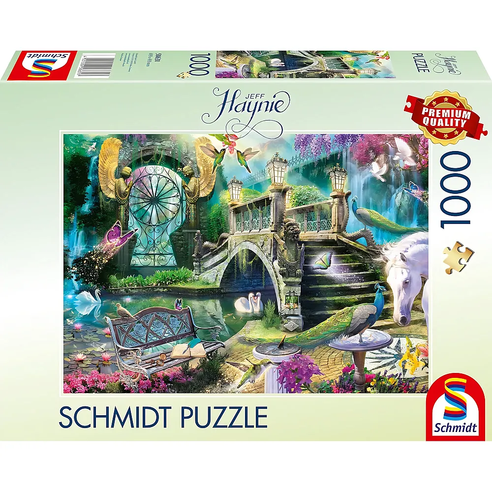 Schmidt Puzzle Jef Haynie Der geheime Garten - 1000 Teile