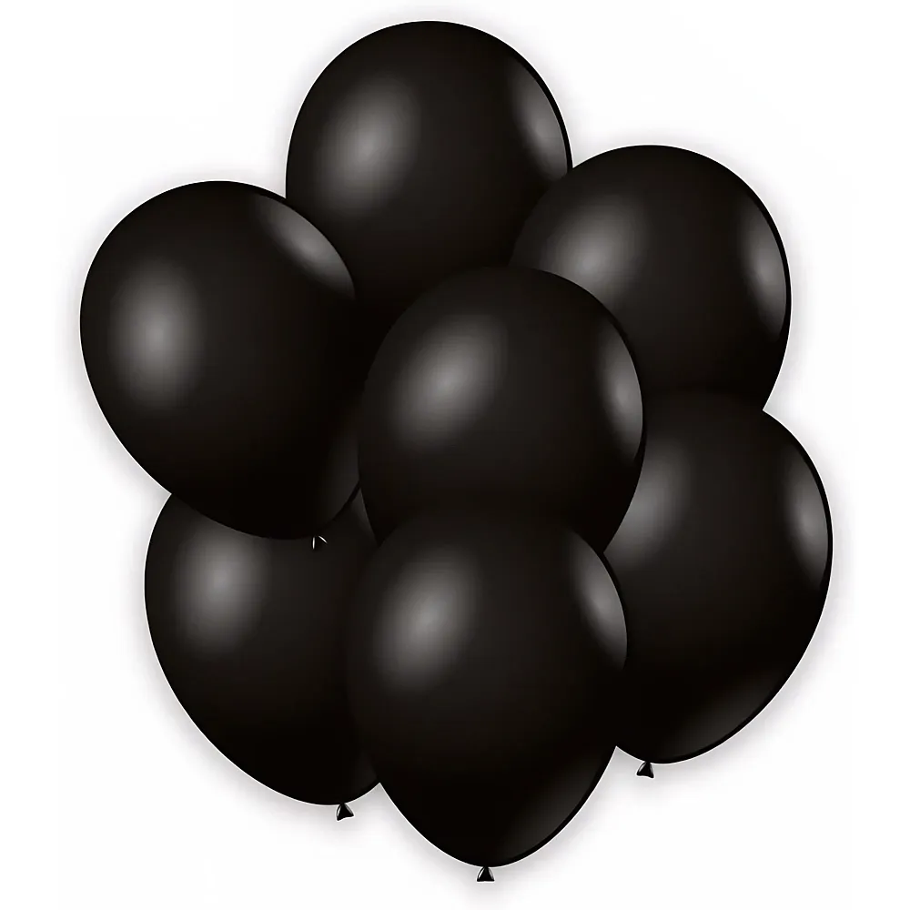 Rocca Fun Factory Gummiballone schwarz 120cm 100 Stk. im Beutel