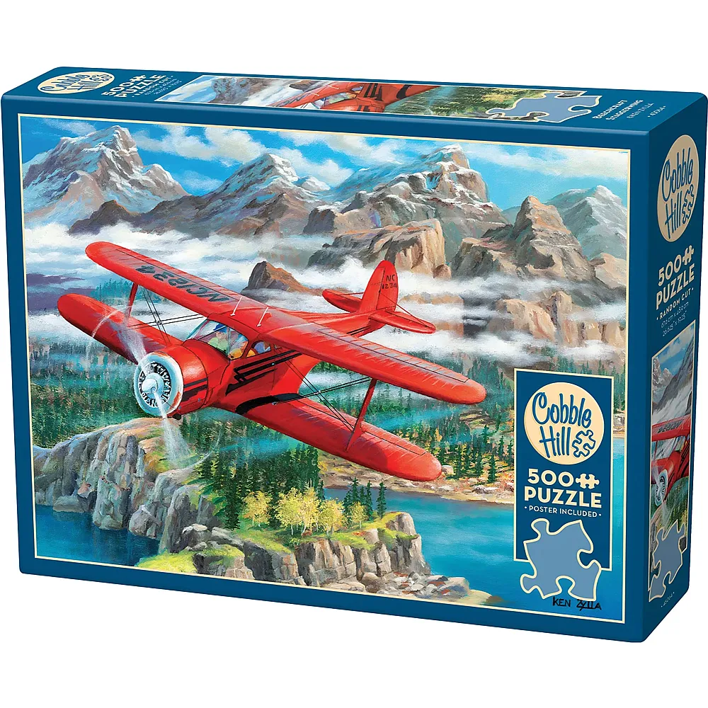 Cobble Hill Puzzle Beechcraft Staggerwing 500Teile