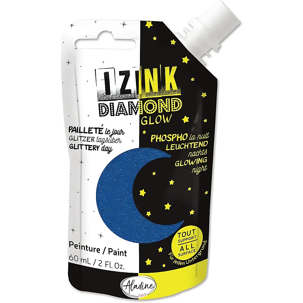 Aladine Izink Diamond Glow Blau | Farbe & Kreide