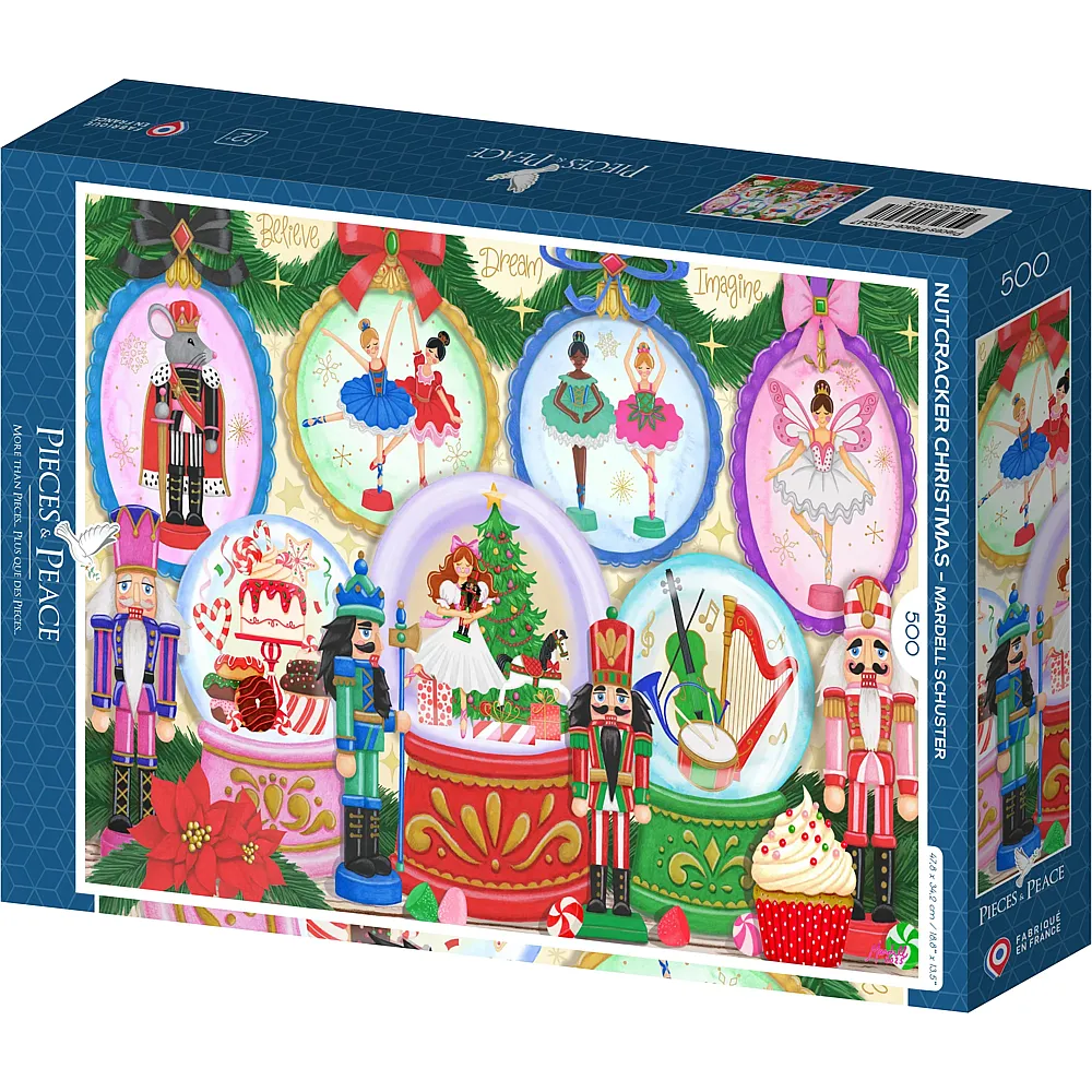 Pieces & Peace Puzzle Mardell Schuster Nussknacker-Weihnachten - 500 Teile