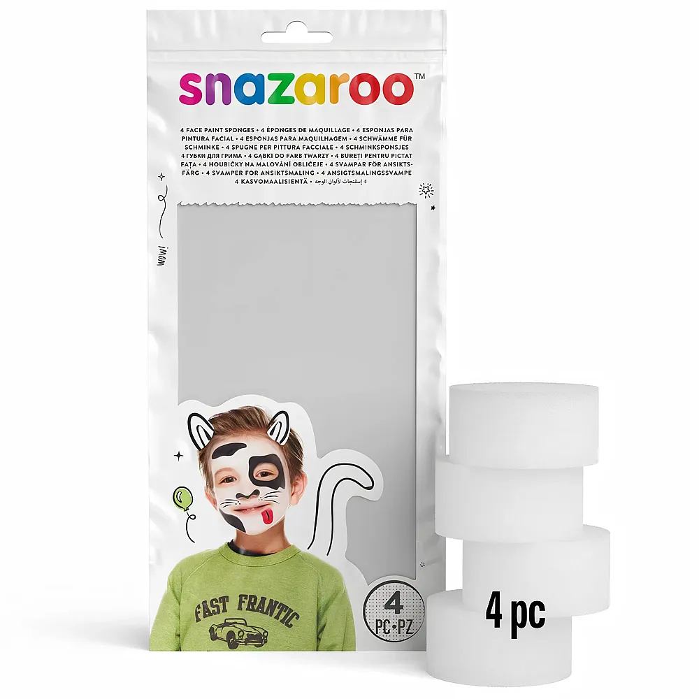 Snazaroo Set 4 Schminkschwmme - Suche