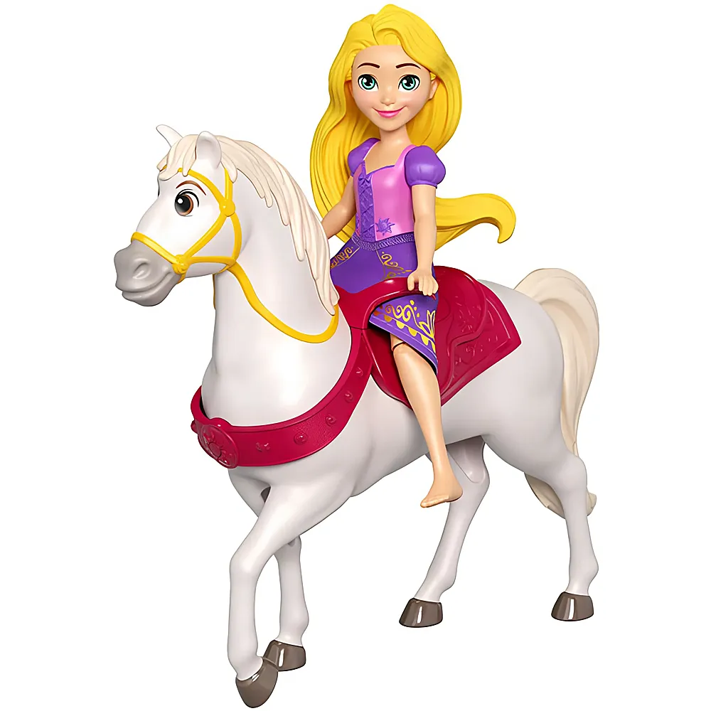 Mattel Small Dolls Disney Princess Rapunzel & Maximus