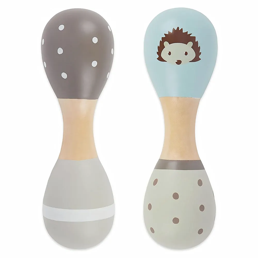 meinspielzeug - Bieco 2er Set Hantelrassel Igel | Rasseln