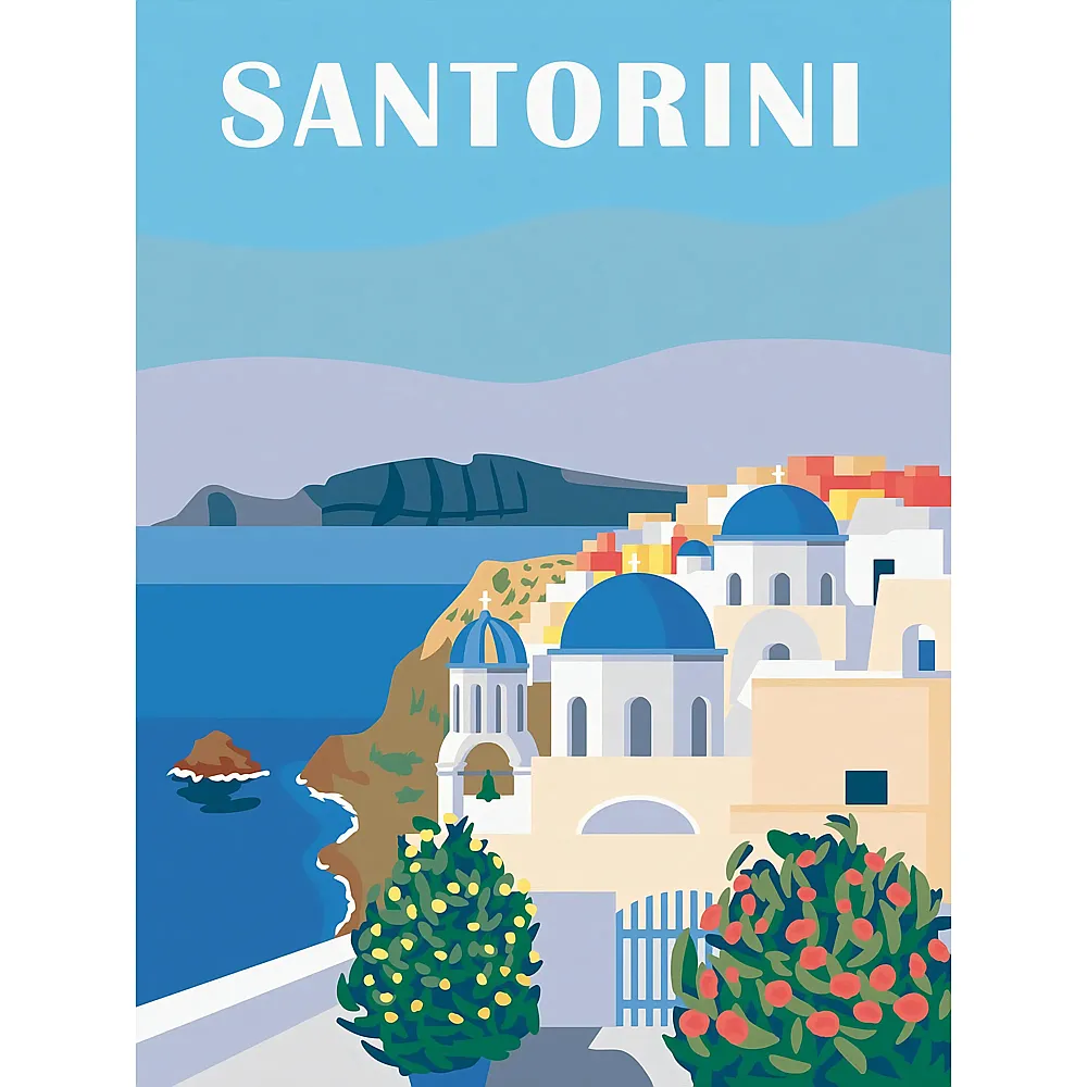 Ravensburger CreArt Canvas Edition Shades of Santorini