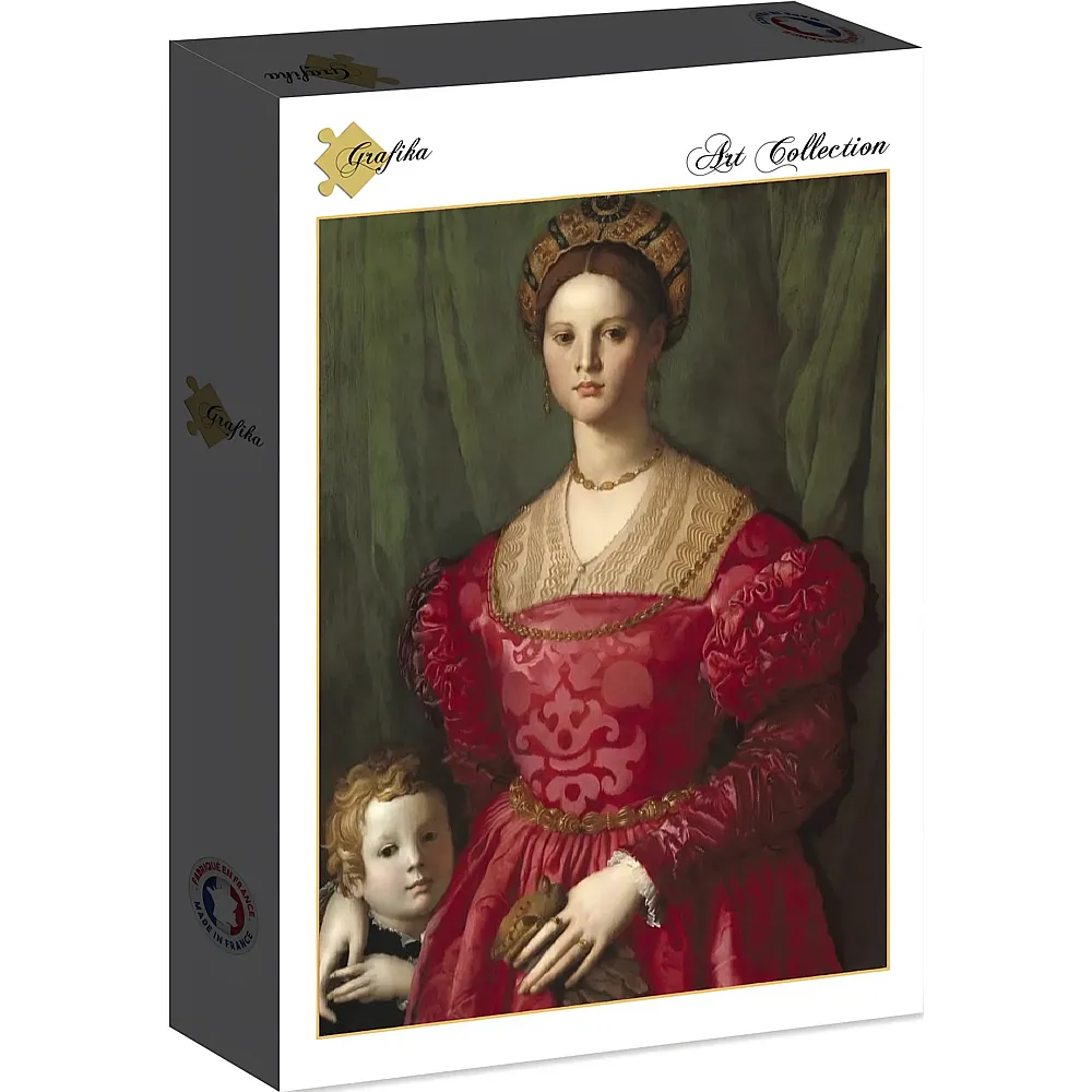 Grafika Puzzle Art Collection Agnolo Bronzino: A Young Woman and Her Little Boy, 1540 - 2000 Teile