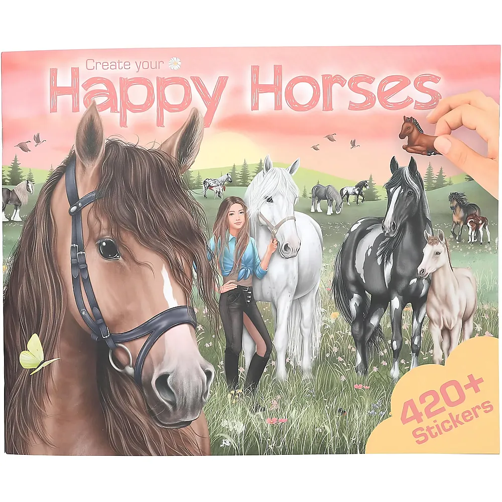 Depesche Stickerbuch Happy Horses