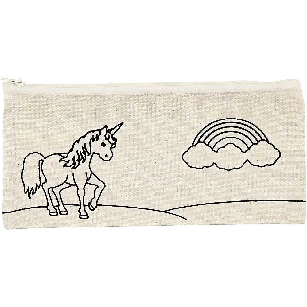 Creativ Company Etui Einhorn - 21 x 9 cm | Bastelsets
