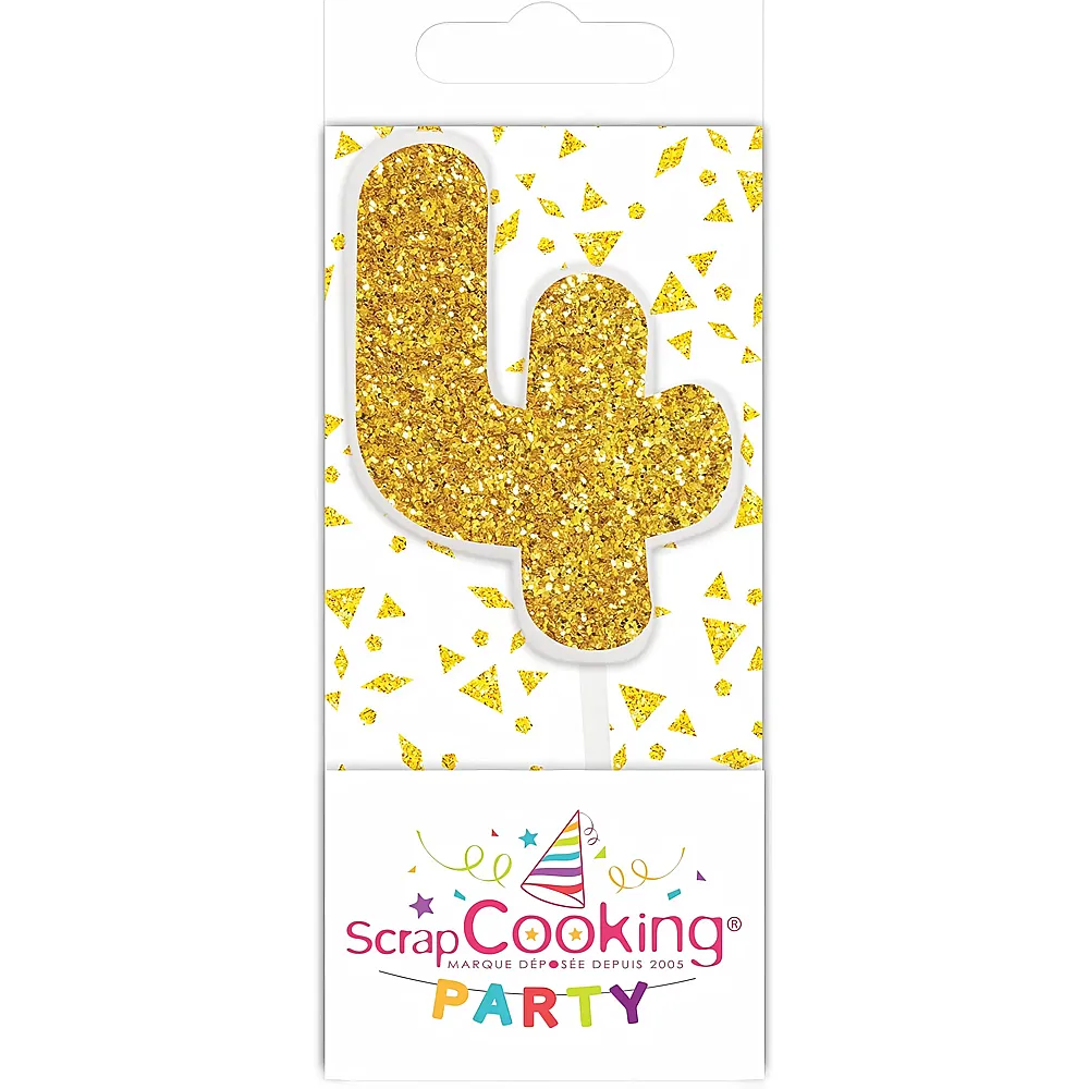 ScrapCooking Mini Kerze 4 Gold | Backen & Dekorieren