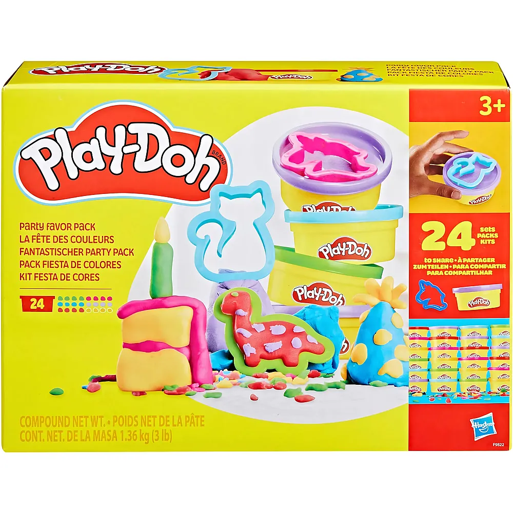 Play-Doh Fantastischer Party Pack 24x56g