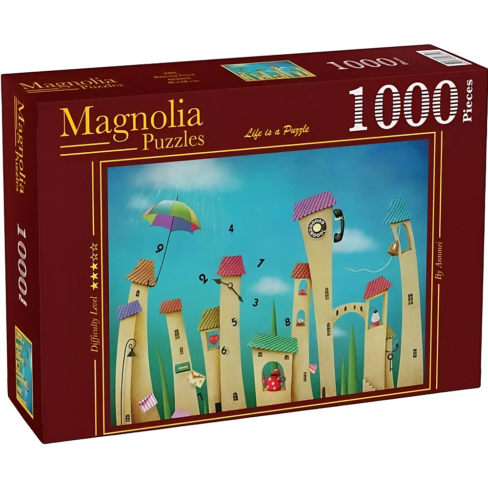 Magnolia Puzzle Dancing Town 1000Teile
