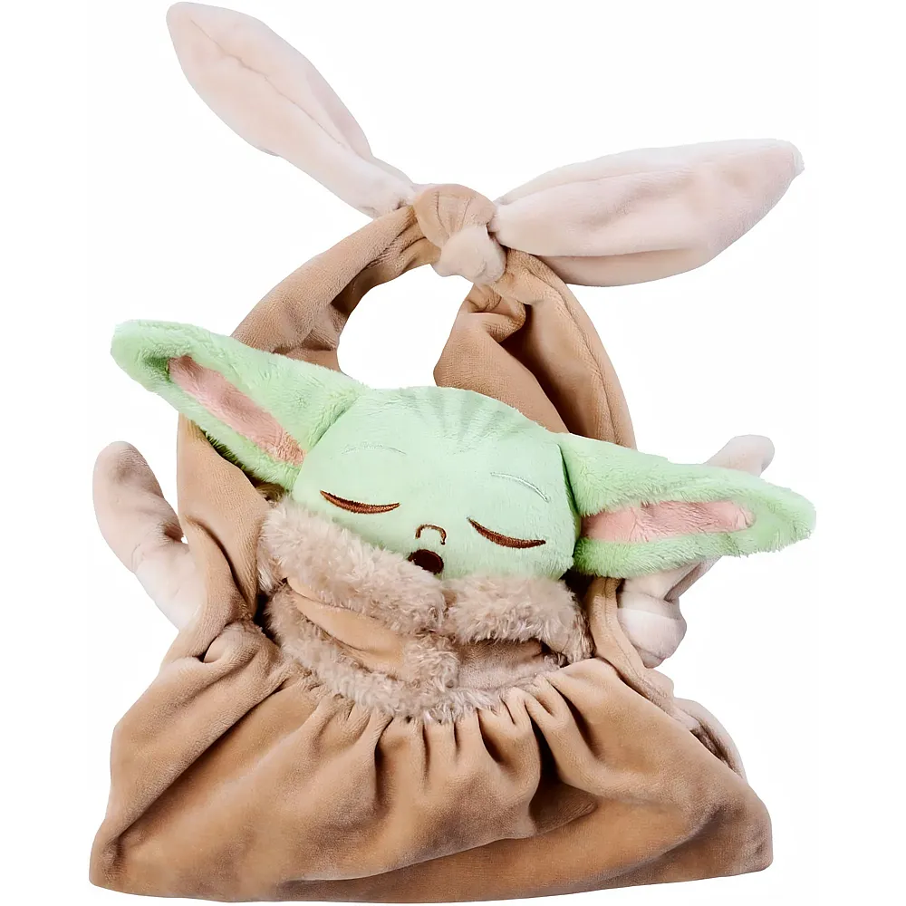 Simba Pl�sch Star Wars Grogu Schmusetuch Wiege 25cm