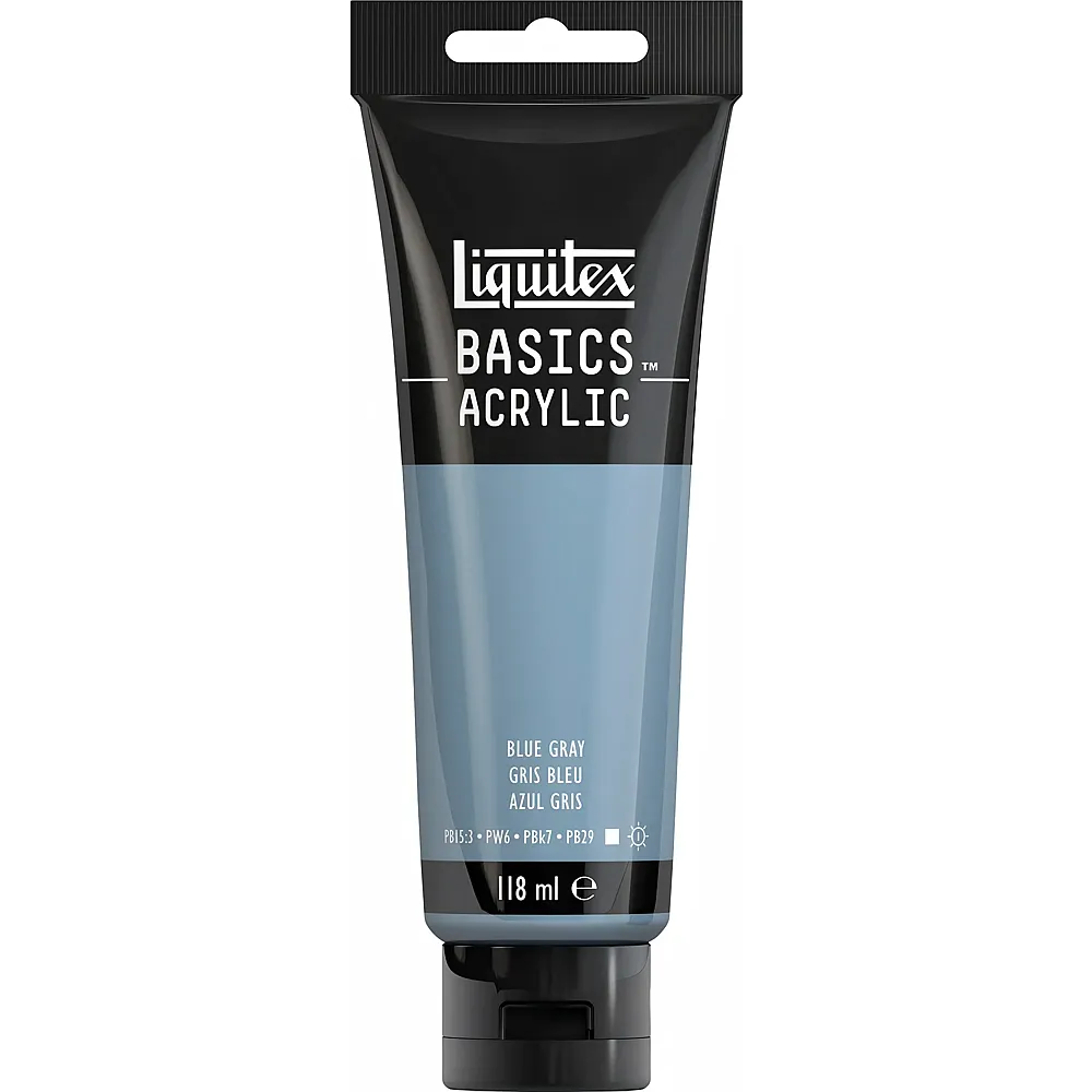 Liquitex Lqx Basics Acrylfarbe 118ml Tube Blaugrau - Suche