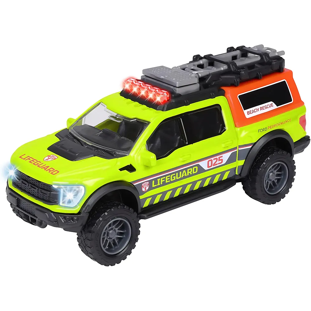 Majorette Ford F-150 Raptor Lifeguard mit Licht & Sound