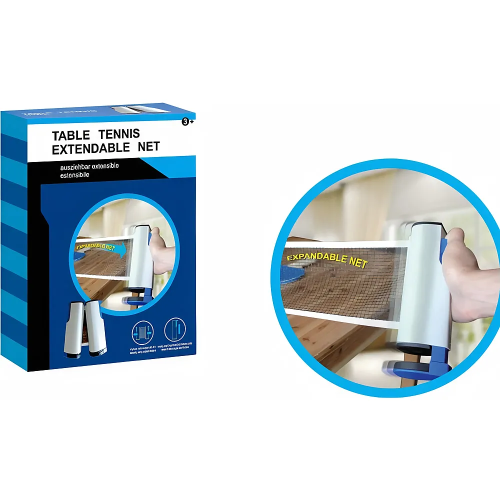 Sombo Tischtennisnetz ausziehbar bis 148cm, H�he 14cm - Suche