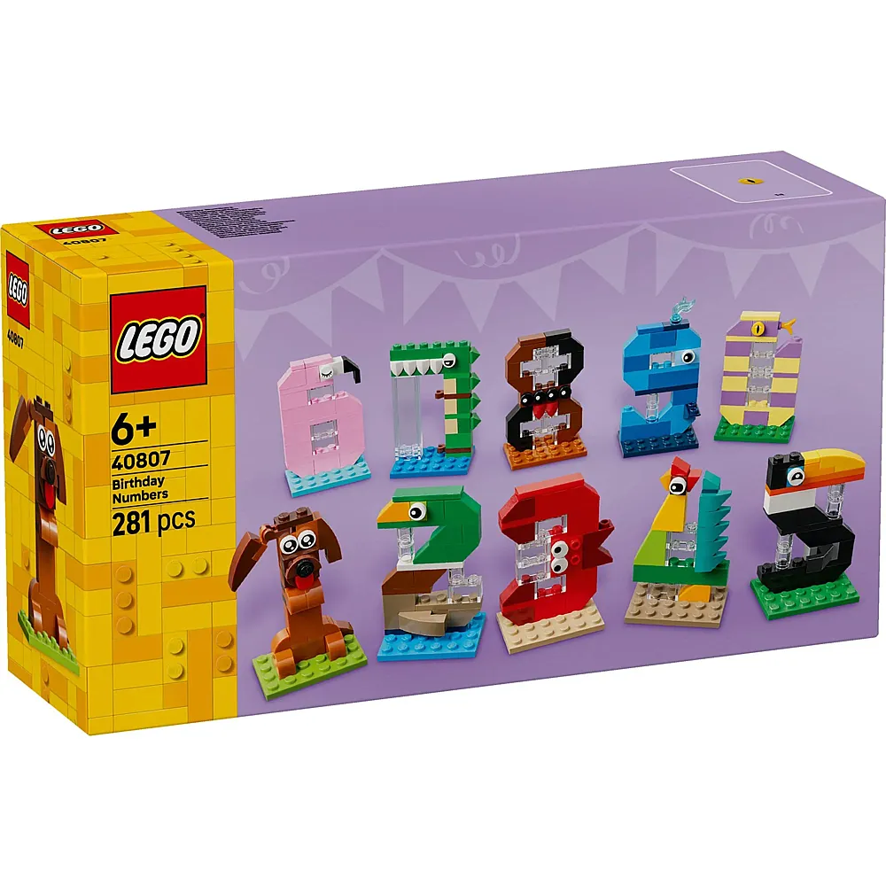 LEGO Iconic Geburtstagszahlen 40807