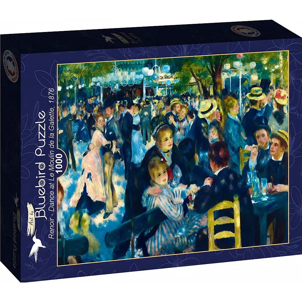 Bluebird Puzzle Auguste Renoir Dance at Le Moulin de la Galette, 1876 1000Teile