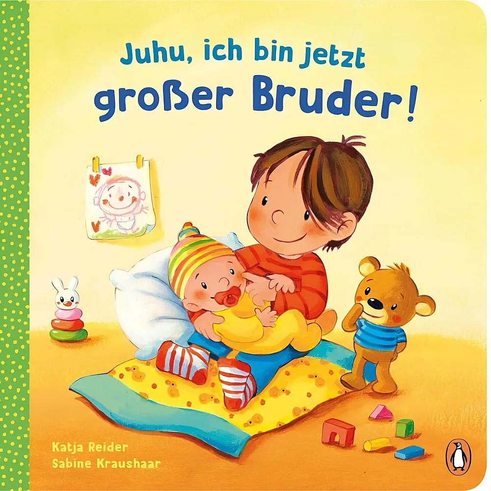 Penguin Juhu, ich bin jetzt grosser Bruder