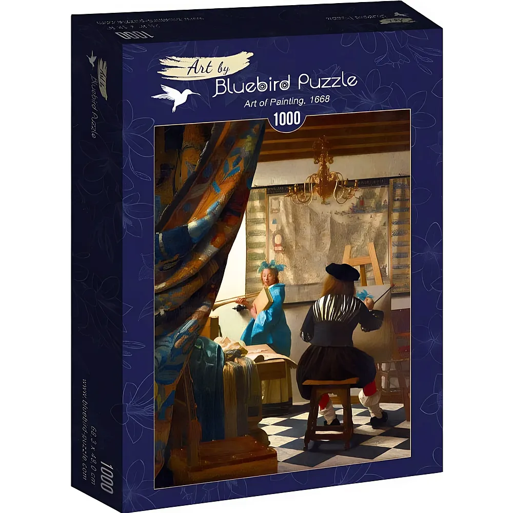 Bluebird Puzzle Johannes Vermeer - Art of Painting, 1668 1000Teile