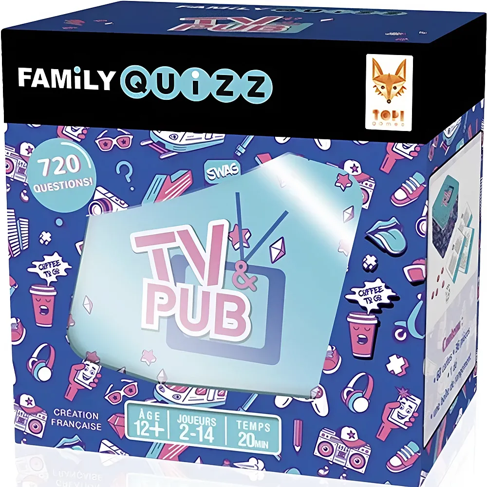 Topi Games Family Quizz TV & Pub FR