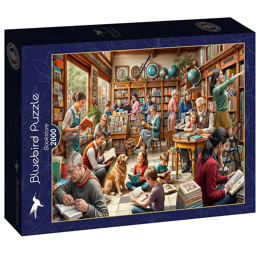 Bluebird Puzzle Buchhandlung 2000Teile