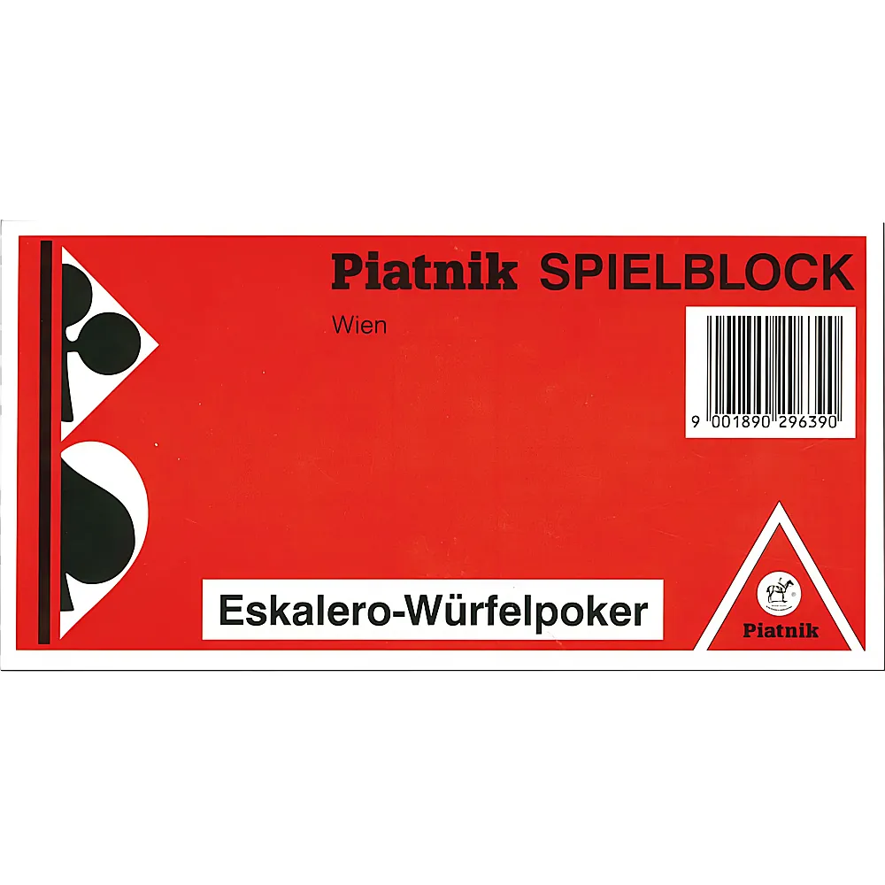 Piatnik Eskalero-Poker-Block | Spielezubehr