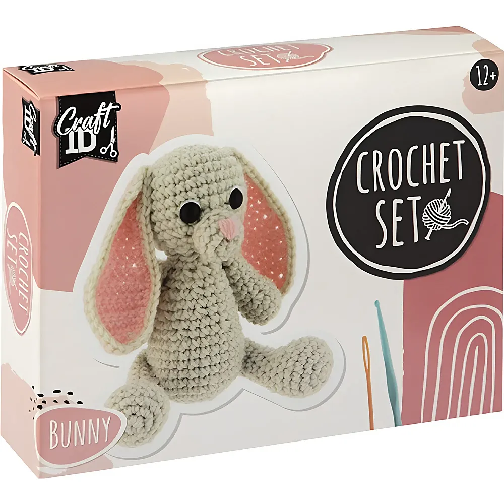 Craft ID H�kelset Hase 100% Polyester Garn - Suche