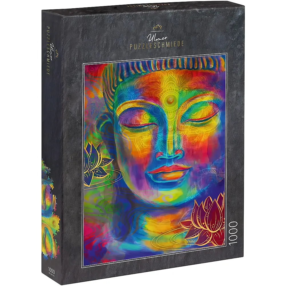 Ulmer Puzzleschmiede Farbenreicher Buddha - 1000 Teile