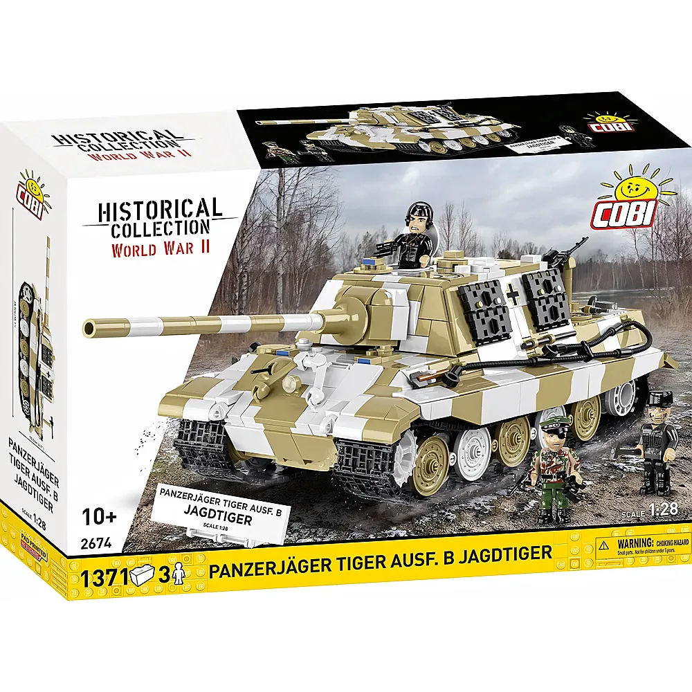 COBI Jagdpanzer VI Ausf. B / 1355 pcs Sd. Kfz. 186 Jagdtiger
