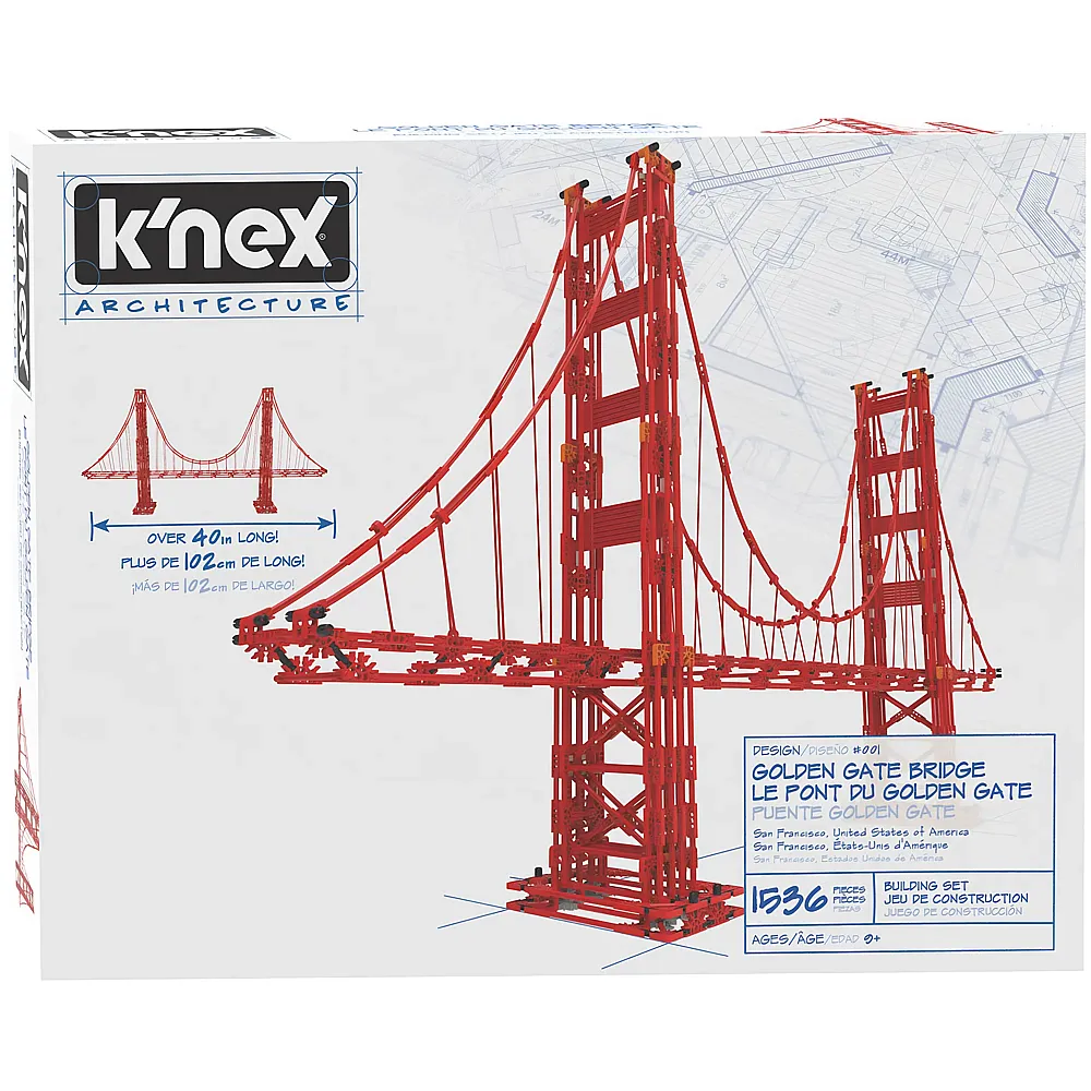 K'Nex Golden Gate Bridge 1536Teile