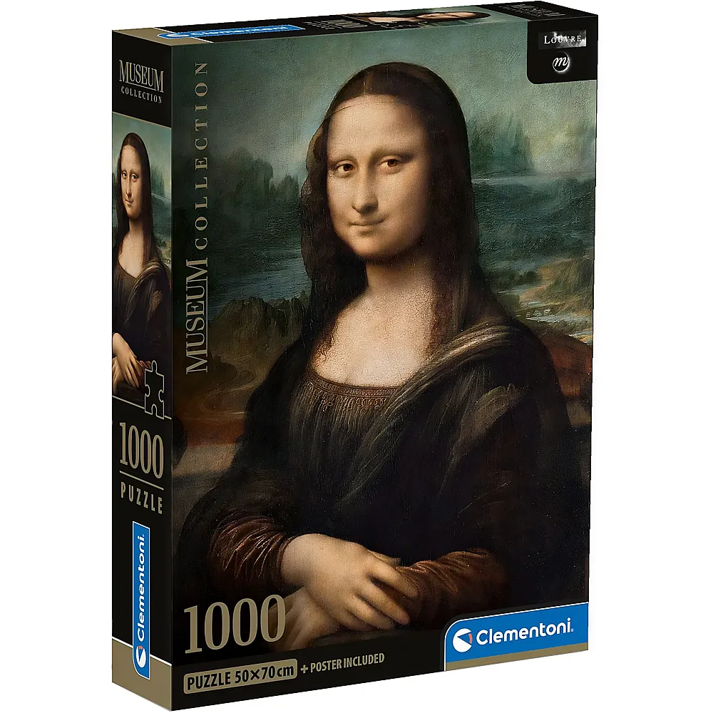 Clementoni Puzzle Museum Collection Mona Lisa - 1000 Teile