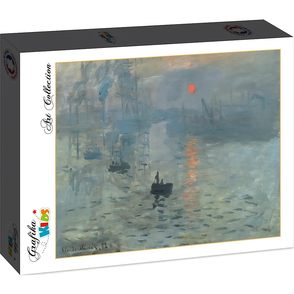 Grafika Puzzle Art Collection Claude Monet Grafika Kids Impression au Soleil Levant, 1872 - 12 Teile