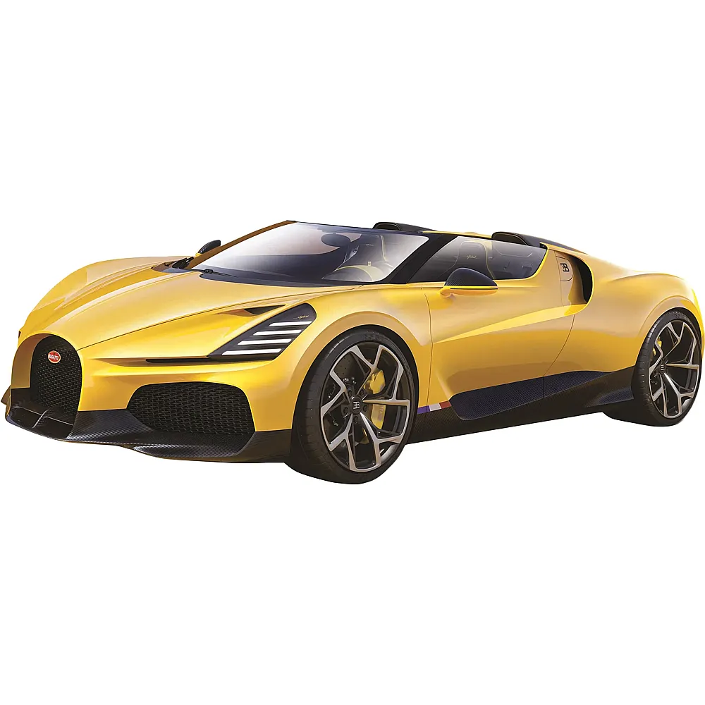 Bburago 1:18 Bugatti Mistral Gelb | Die-Cast 1:18